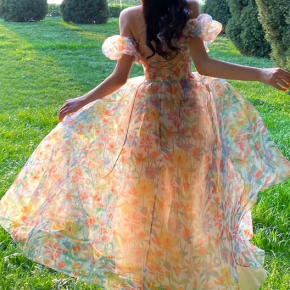 Floral cottagecore summer dress NWOT - Picture 3 of 16